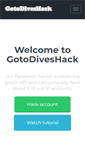 Mobile Screenshot of gotodiveshack.com